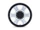 KMC Outrun Machined with Gloss Black Lip 6-Lug Wheel; 17x8.5; -10mm Offset (21-24 F-150)