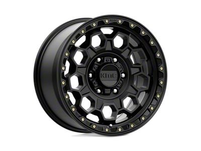 KMC Trek Satin Black 6-Lug Wheel; 17x9; 18mm Offset (21-24 F-150)