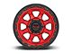 KMC Chase Candy Red with Black Lip 8-Lug Wheel; 20x9; 0mm Offset (17-22 F-250 Super Duty)