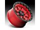 KMC Chase Candy Red with Black Lip 8-Lug Wheel; 20x9; 18mm Offset (17-22 F-250 Super Duty)