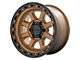KMC Chase Matte Bronze with Black Lip 8-Lug Wheel; 20x9; 18mm Offset (17-22 F-250 Super Duty)