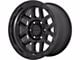 KMC Mesa Satin Black with Gloss Black Lip 8-Lug Wheel; 20x9; 18mm Offset (17-22 F-350 Super Duty SRW)