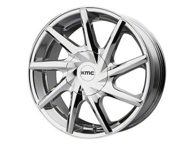 KMC Burst Chrome 6-Lug Wheel; 24x9.5; 30mm Offset (19-24 RAM 1500)