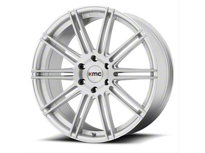 KMC Channel Brushed Silver 6-Lug Wheel; 20x9; 30mm Offset (19-24 RAM 1500)