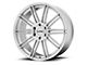 KMC Channel Brushed Silver 6-Lug Wheel; 22x9.5; 30mm Offset (19-24 RAM 1500)