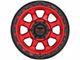 KMC Chase Candy Red with Black Lip 6-Lug Wheel; 20x9; 18mm Offset (19-24 RAM 1500)