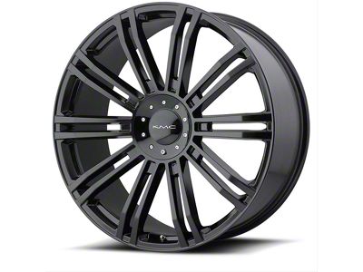 KMC D2 Gloss Black 6-Lug Wheel; 20x8.5; 10mm Offset (19-24 RAM 1500)