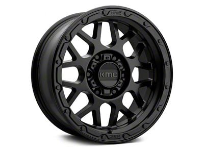 KMC Grenade Off-Road Matte Black 5-Lug Wheel; 20x9; 18mm Offset (02-08 RAM 1500, Excluding Mega Cab)