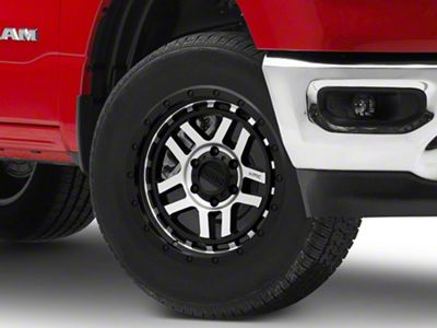 KMC Recon Satin Black Machined 6-Lug Wheel; 18x8.5; 0mm Offset (19-24 RAM 1500)