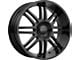KMC Regulator Gloss Black 6-Lug Wheel; 22x9.5; 30mm Offset (19-24 RAM 1500)