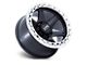 KMC VI Beadlock Satin Black with Machined Ring 6-Lug Wheel; 20x10; -48mm Offset (19-24 RAM 1500)