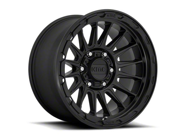 KMC Impact Satin Black 8-Lug Wheel; 17x8.5; 0mm Offset (19-24 RAM 2500)