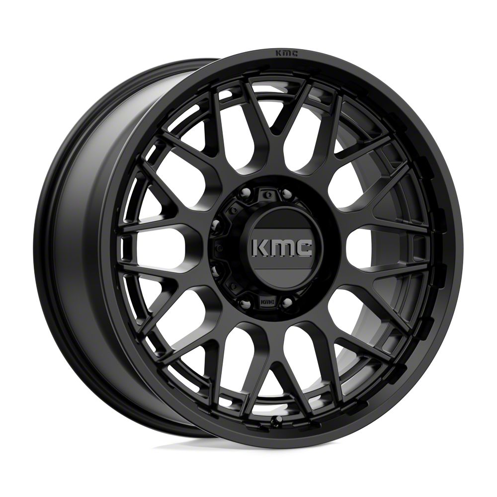 KMC RAM 2500 Technic Satin Black 8-Lug Wheel; 20x9; 18mm Offset ...