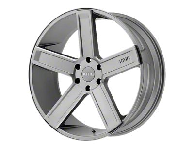 KMC Duece Satin Gray Milled 6-Lug Wheel; 20x8.5; 15mm Offset (19-23 Ranger)