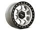 KMC Riot SBL Machined with Satin Black Lip 6-Lug Wheel; 17x8.5; 10mm Offset (19-23 Ranger)