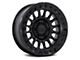 KMC IMS Matte Black with Gloss Black Lip 6-Lug Wheel; 17x8.5; -10mm Offset (14-18 Sierra 1500)