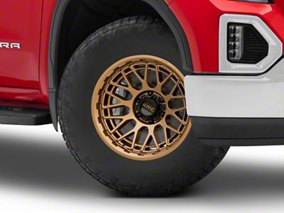 KMC Technic Matte Bronze 6-Lug Wheel; 18x9; 0mm Offset (19-25 Sierra 1500)