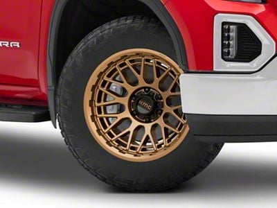 KMC Technic Matte Bronze 6-Lug Wheel; 20x9; 0mm Offset (19-25 Sierra 1500)