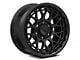 KMC Technic Satin Black 6-Lug Wheel; 17x8.5; 18mm Offset (14-18 Sierra 1500)