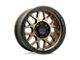 KMC Grenade Off-Road Matte Gray with Matte Black Lip 8-Lug Wheel; 17x9; 18mm Offset (07-10 Sierra 2500 HD)