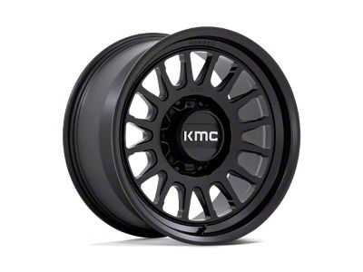 KMC Impact Satin Black 8-Lug Wheel; 18x9; -12mm Offset (07-10 Sierra 2500 HD)