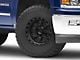 KMC Chase Satin Black with Gloss Black Lip 6-Lug Wheel; 17x9; 0mm Offset (14-18 Silverado 1500)