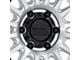 KMC IMS Machined with Matte Black Lip 6-Lug Wheel; 17x8.5; -10mm Offset (14-18 Silverado 1500)