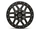 KMC Mesa Satin Black with Gray Tint 6-Lug Wheel; 17x8.5; 0mm Offset (14-18 Silverado 1500)