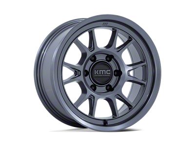 KMC Range Matte Anthracite 6-Lug Wheel; 17x8.5; -10mm Offset (14-18 Silverado 1500)