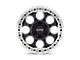 KMC Riot Beadlock Satin Black with Machined Ring 6-Lug Wheel; 17x8.5; 0mm Offset (14-18 Silverado 1500)