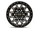 KMC Summit Satin Black with Gray Tint 6-Lug Wheel; 17x8.5; 0mm Offset (14-18 Silverado 1500)