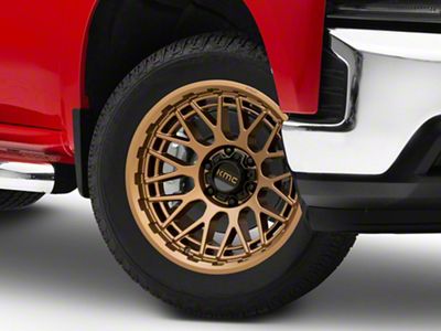 KMC Technic Matte Bronze 6-Lug Wheel; 20x9; 0mm Offset (19-24 Silverado 1500)