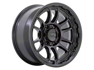 KMC Wrath Satin Black 6-Lug Wheel; 20x9; 0mm Offset (19-24 Silverado 1500)