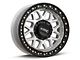 KMC GRS Machined with Satin Black Lip 8-Lug Wheel; 17x8.5; 0mm Offset (07-10 Silverado 2500 HD)