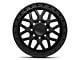 KMC GRS Satin Black 8-Lug Wheel; 18x9; -12mm Offset (07-10 Silverado 2500 HD)