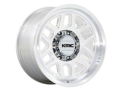 KMC Mesa Raw Machined 8-Lug Wheel; 18x9; 0mm Offset (07-10 Silverado 2500 HD)
