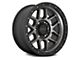 KMC Mesa Satin Black with Gray Tint 8-Lug Wheel; 17x9; -12mm Offset (07-10 Silverado 2500 HD)