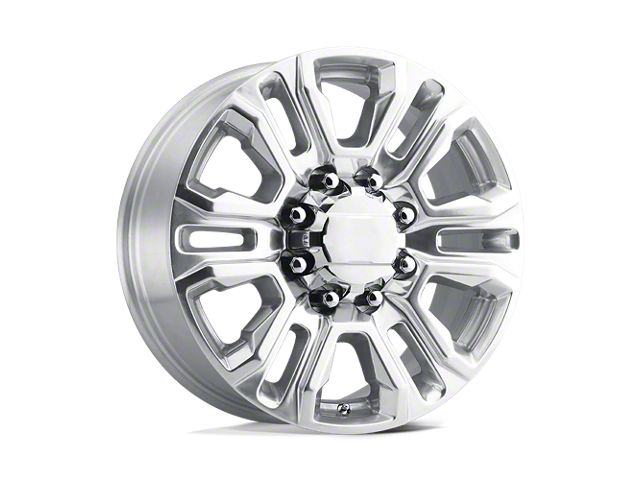 KMC Grenade Desert Beadlock Machined 8-Lug Wheel; 20x9; -12mm Offset (07-10 Silverado 3500 HD SRW)