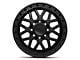 KMC GRS Satin Black 8-Lug Wheel; 17x9; 18mm Offset (20-24 Silverado 3500 HD SRW)