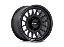 KMC Impact Satin Black 8-Lug Wheel; 18x9; -12mm Offset (07-10 Silverado 3500 HD SRW)