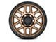 KMC Mesa Matte Bronze with Black Lip 8-Lug Wheel; 18x9; 18mm Offset (20-25 Silverado 3500 HD SRW)