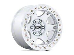 KMC VI Beadlock Machined 8-Lug Wheel; 20x10; -48mm Offset (07-10 Silverado 3500 HD SRW)