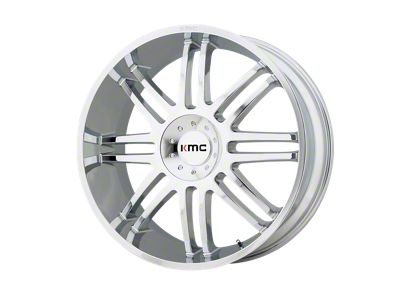 KMC Regulator Chrome 6-Lug Wheel; 20x9; 30mm Offset (21-24 Tahoe)