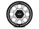 KMC Riot Beadlock Machined Face with Satin Black Windows and Ring 6-Lug Wheel; 17x9; -12mm Offset (15-20 Tahoe)