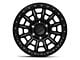 KMC Carnage Satin Black with Gray Tint 6-Lug Wheel; 17x9; 0mm Offset (15-20 Yukon)