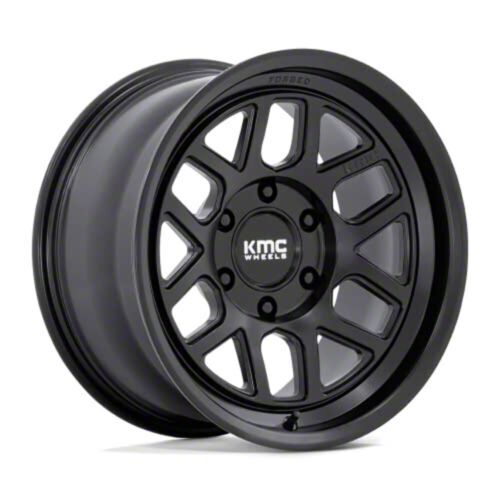 KMC Yukon Mesa Forged Satin Black 6 Lug Wheel 17x8.5 10mm