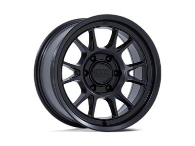 KMC Range Matte Black 6-Lug Wheel; 17x8.5; -10mm Offset (15-20 Yukon)