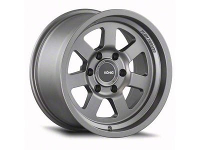 Konig HT2 Gloss Anthracite 6-Lug Wheel; 18x9; 0mm Offset (07-13 Sierra 1500)