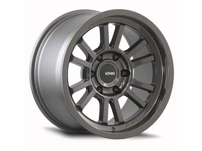 Konig HT1 Gloss Anthracite 6-Lug Wheel; 18x9; 0mm Offset (07-13 Silverado 1500)