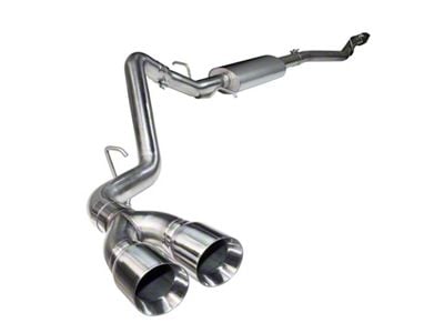 Kooks Single Exhaust System with Polished Tips; Side Exit (18-20 5.0L F-150)